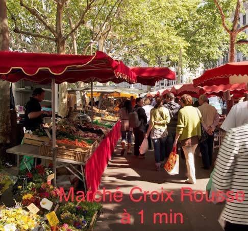 Le Jardin Croix Roussien Lägenhet Lyon Exteriör bild